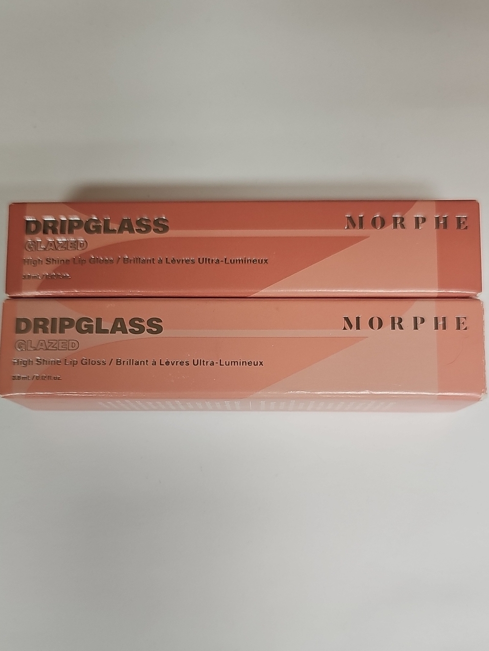 Morphe Dripglass Glazed High Shine Lip Gloss Bundle Qty 2 New in Boxes